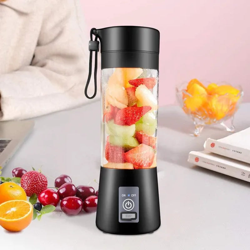 Portable Blender,Personal Blender with USB Rechargeable Mini Fruit Juice Mixer,Personal Size Blender for Smoothies and Shakes Mini Juicer Cup Travel 380Ml,Fruit Juice,Milk