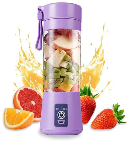 Portable Blender,Personal Blender with USB Rechargeable Mini Fruit Juice Mixer,Personal Size Blender for Smoothies and Shakes Mini Juicer Cup Travel 380Ml,Fruit Juice,Milk