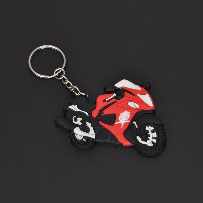 Fashion Motorcycle Model Keychain Key Chain Key Ring Holder Rubber Keyring for Yamaha Honda CBR 93 RR Motor Racing Styling