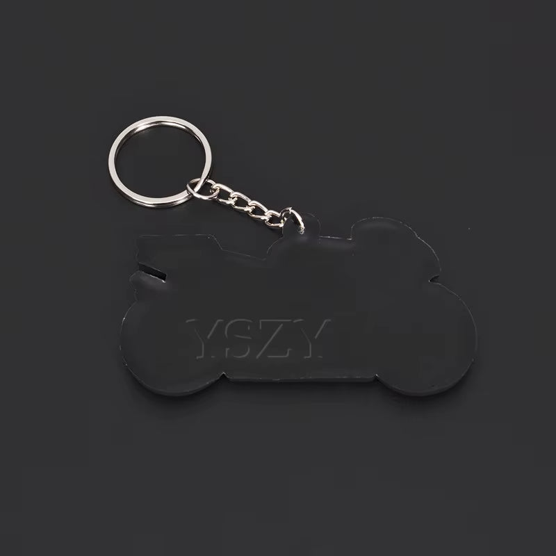 Fashion Motorcycle Model Keychain Key Chain Key Ring Holder Rubber Keyring for Yamaha Honda CBR 93 RR Motor Racing Styling