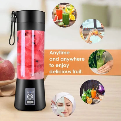 Portable Blender,Personal Blender with USB Rechargeable Mini Fruit Juice Mixer,Personal Size Blender for Smoothies and Shakes Mini Juicer Cup Travel 380Ml,Fruit Juice,Milk