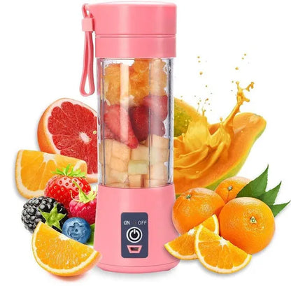 Portable Blender,Personal Blender with USB Rechargeable Mini Fruit Juice Mixer,Personal Size Blender for Smoothies and Shakes Mini Juicer Cup Travel 380Ml,Fruit Juice,Milk